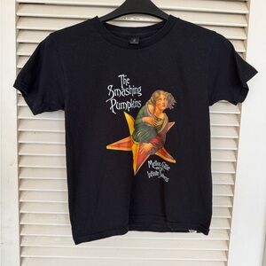 Black Smashing Pumpkins Graphic T-Shirt
